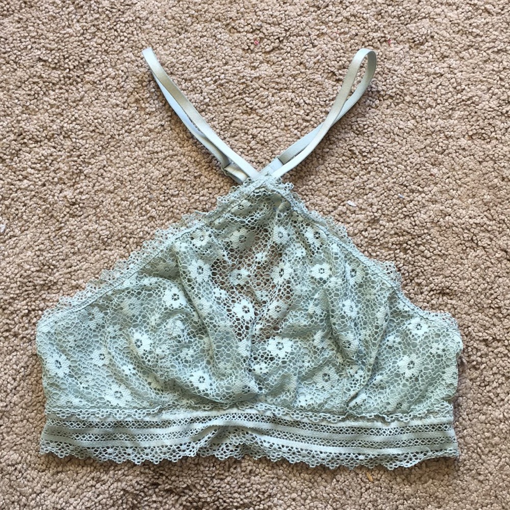 SALE {Victoria’s Secret} Green High-Neck Bralette